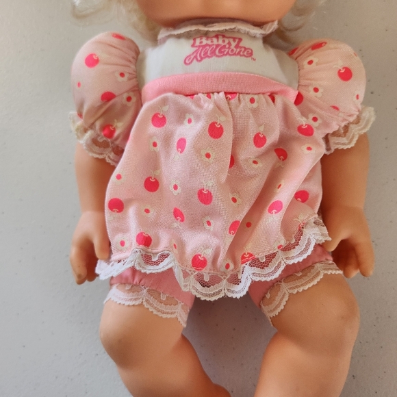 Vintage 1991 Kenner Baby All Gone Baby Doll Original Pink 1990s Toy - Picture 3 of 7